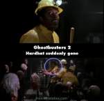 Ghostbusters 2 mistake picture